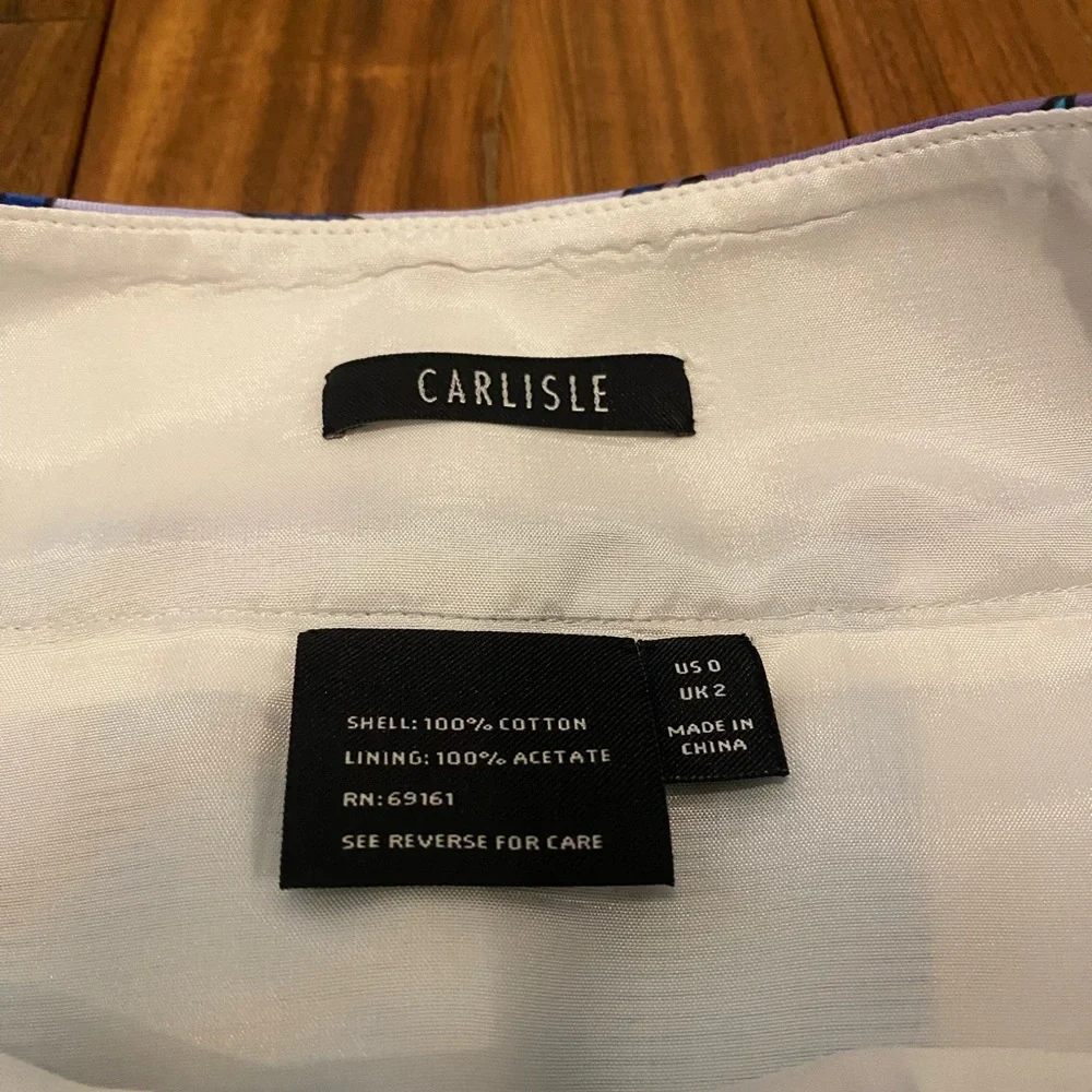 CARLISLE Geometric Print Skirt Size 0